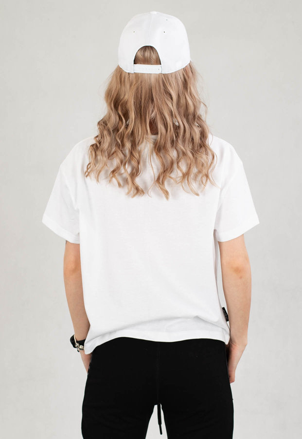 T-shirt Ciemna Strefa Crop Top Cs Girls biały