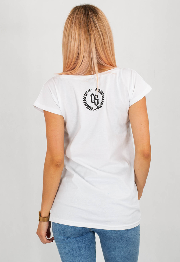 T-shirt Ciemna Strefa Dobra Kobieta biała