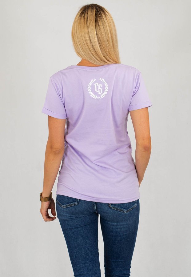 T-shirt Ciemna Strefa Dobra Kobieta fioletowy