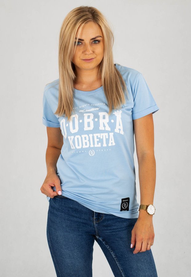 T-shirt Ciemna Strefa Dobra Kobieta turkusowy
