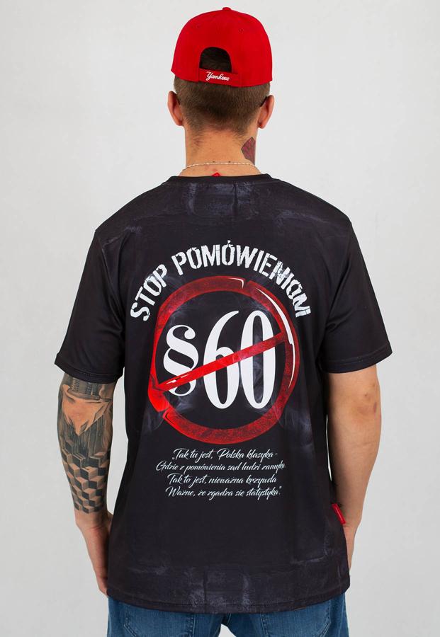 T-shirt Ciemna Strefa Murem Za Bonusem czarny