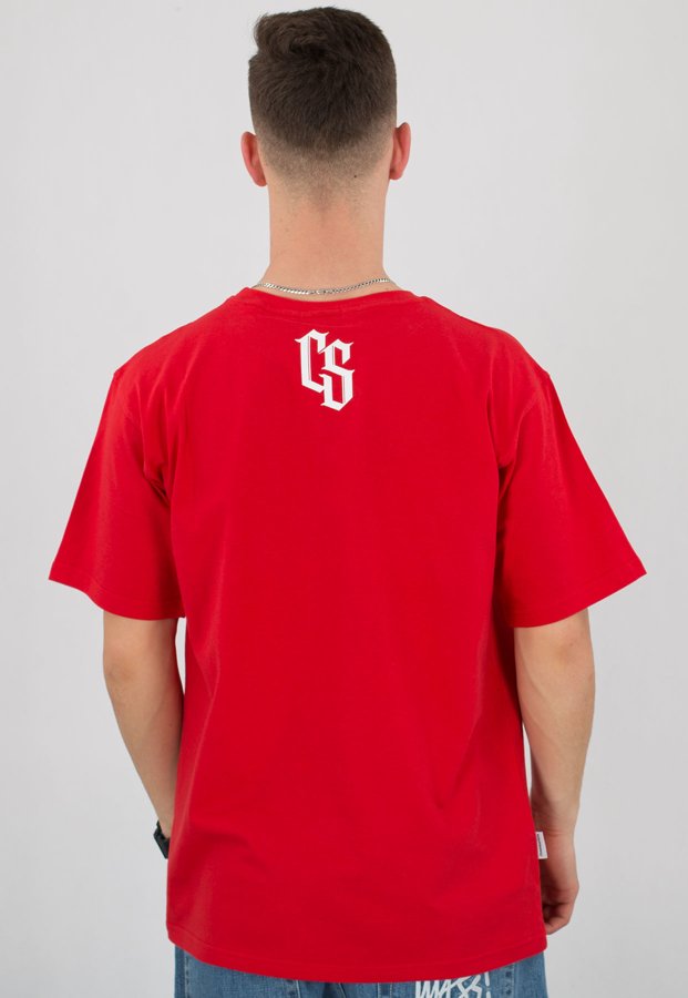 T-shirt Ciemna Strefa Pazur czerwony