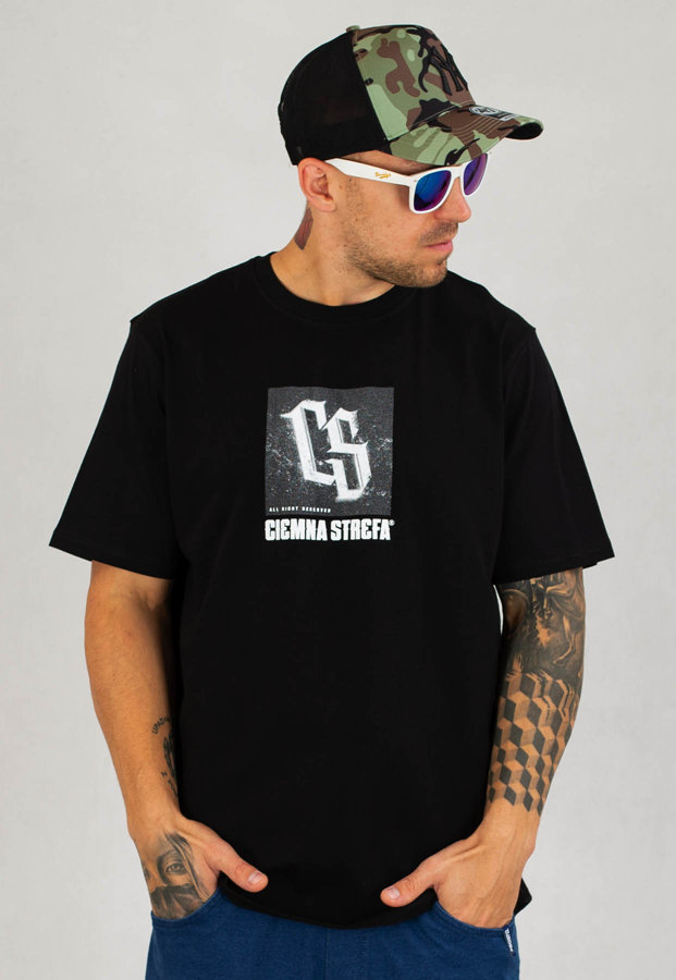 T-shirt Ciemna Strefa Spray czarny