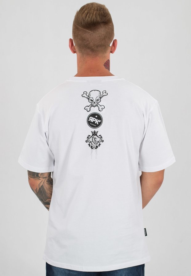 T-shirt Ciemna Strefa Warriors Attack biały