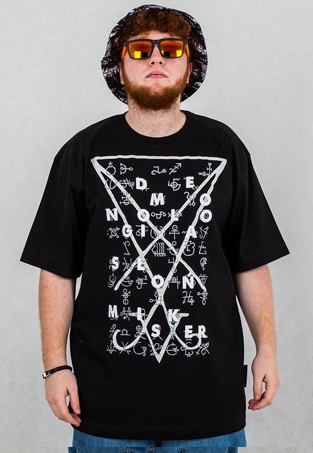 T-shirt Demonologia Mozaika czarny