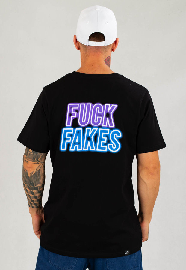 T-shirt Diamante Wear Fuck Fake Unisex czarny