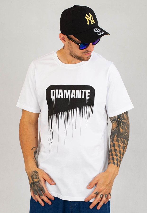 T-shirt Diamante Wear Spray biały
