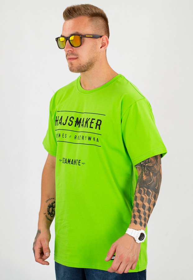 T-shirt Diamante Wear Unisex Hajsmaker zielony
