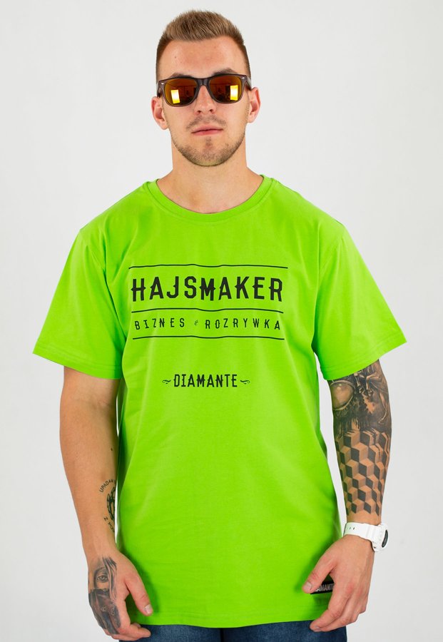 T-shirt Diamante Wear Unisex Hajsmaker zielony