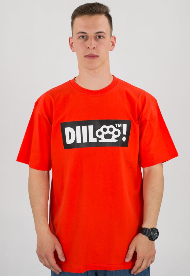 T-shirt Diil Box Logo czerwony