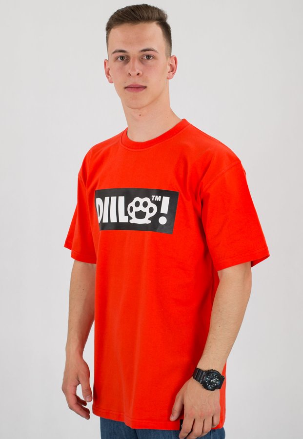 T-shirt Diil Box Logo czerwony