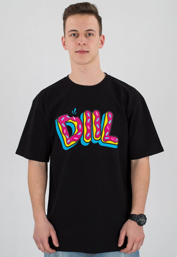 T-shirt Diil Donat czarny