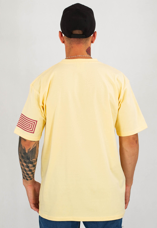 T-shirt Diil Fallen żółty