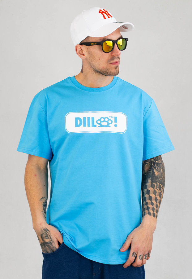 T-shirt Diil Frame niebieski