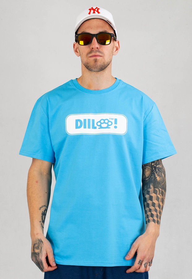 T-shirt Diil Frame niebieski