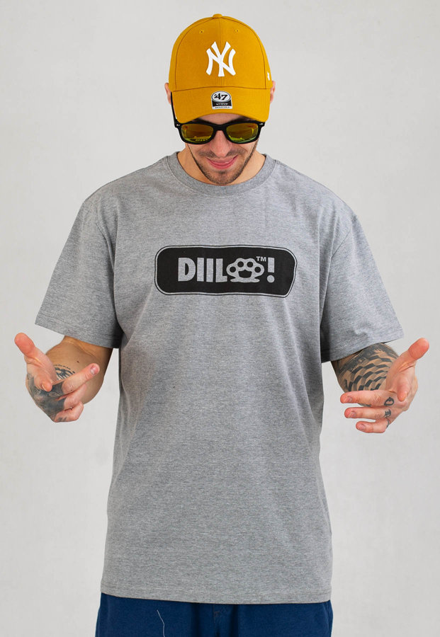 T-shirt Diil Frame szary