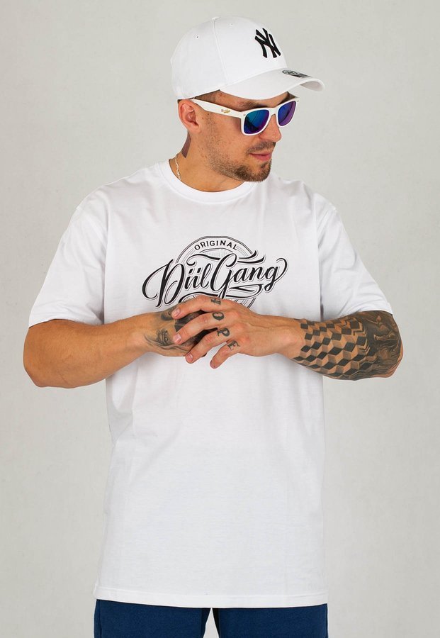 T-shirt Diil Gang biały