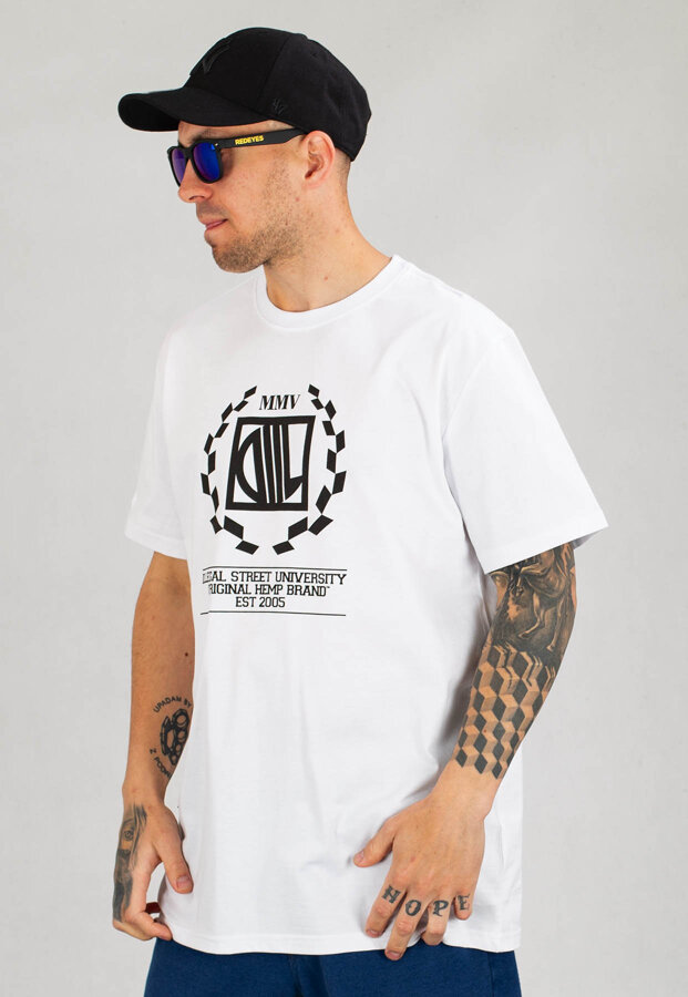 T-shirt Diil Laur biały