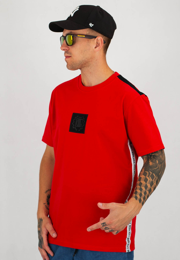 T-shirt Diil Leather czerwony