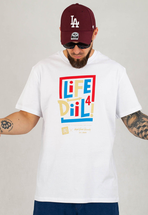 T-shirt Diil Life biały