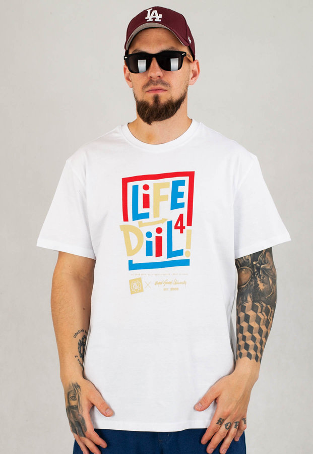 T-shirt Diil Life biały
