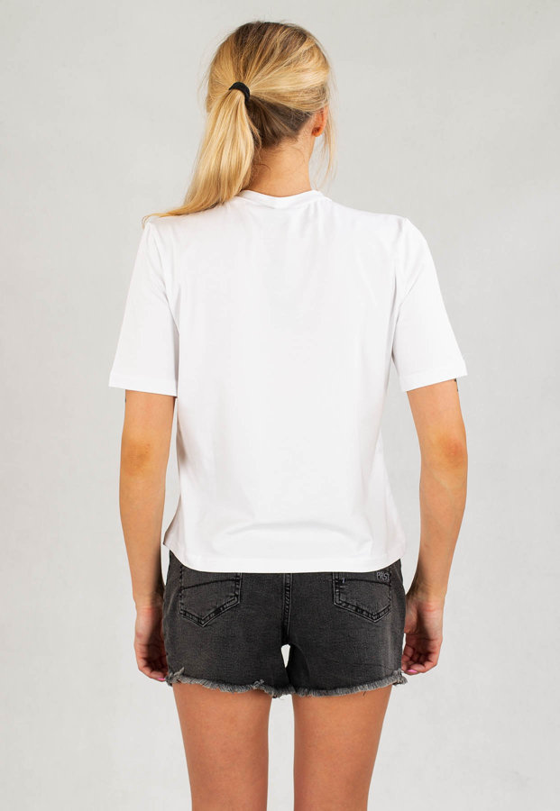 T-shirt Diil Rolled biały