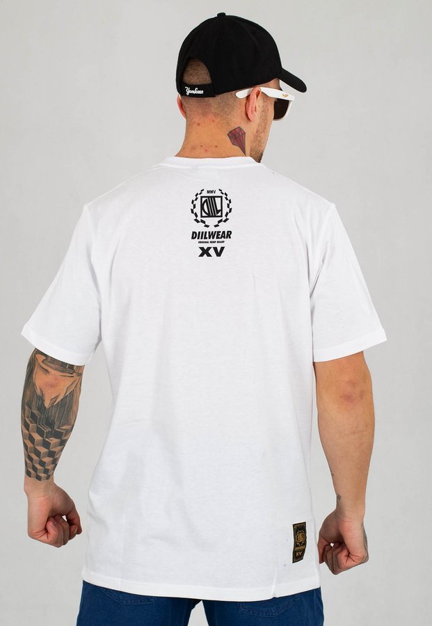 T-shirt Diil System biały