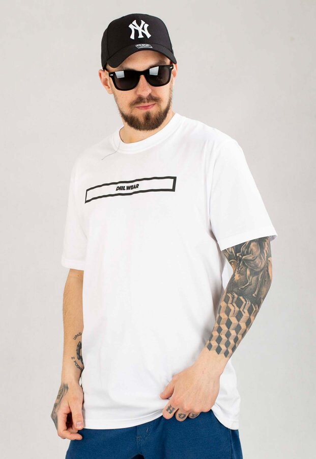 T-shirt Diil Wear Block biały