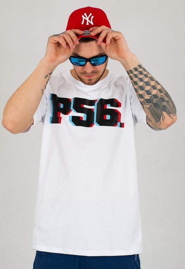 T-shirt Dudek P56 3D biały