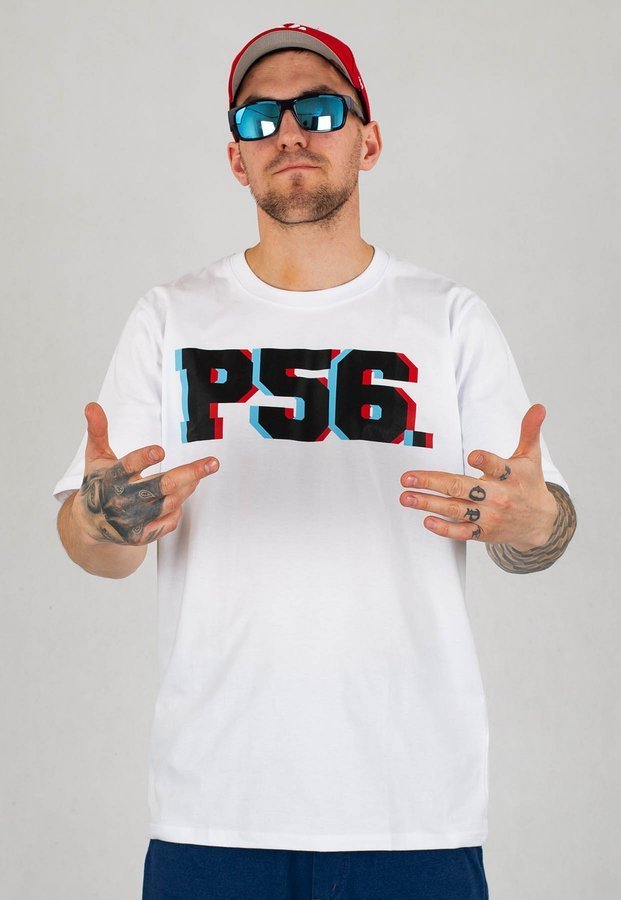 T-shirt Dudek P56 3D biały