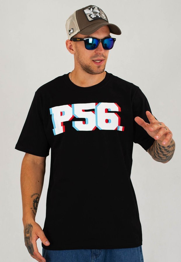 T-shirt Dudek P56 3D czarny