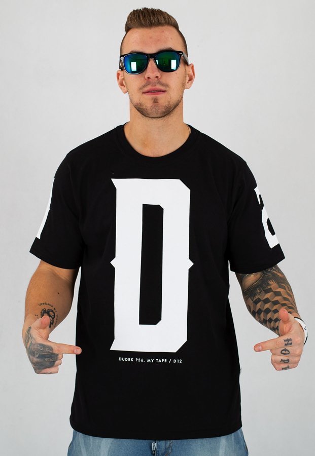 T-shirt Dudek P56 Big D czarny