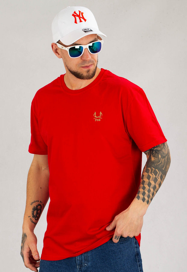 T-shirt Dudek P56 Double Joint czerwony