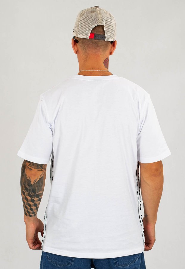 T-shirt Dudek P56 Half Tape biały
