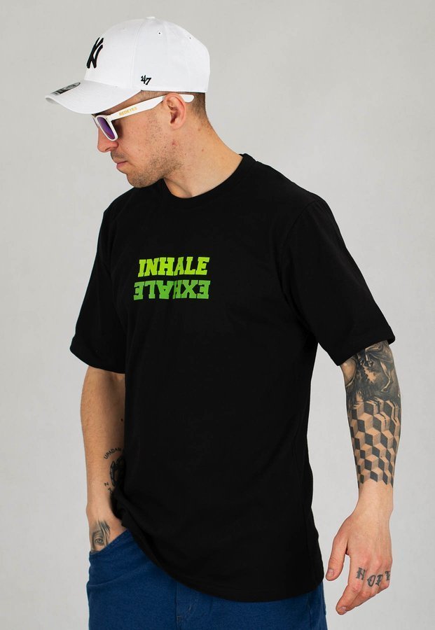T-shirt Dudek P56 Inhale czarny