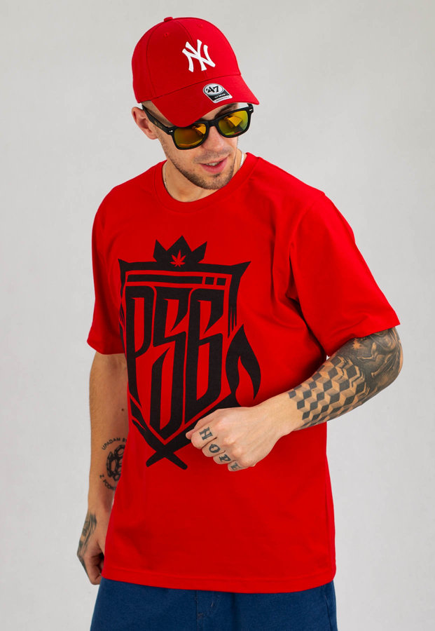 T-shirt Dudek P56 Joint Herb czerwony