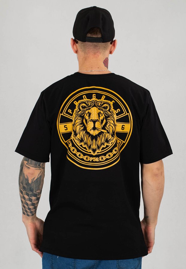 T-shirt Dudek P56 Lion 2 czarny
