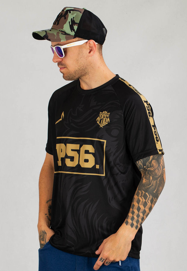T-shirt Dudek P56 Lion Football czarny