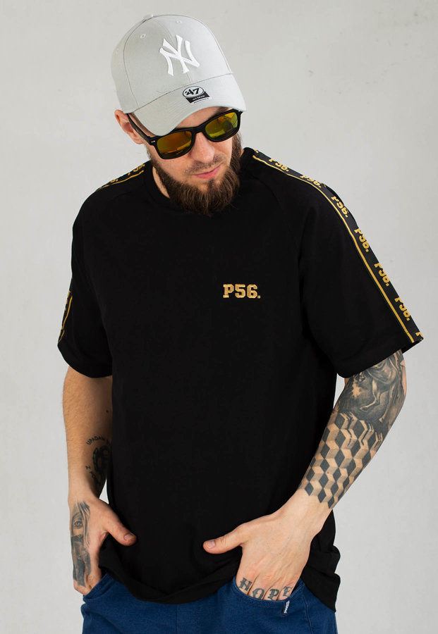 T-shirt Dudek P56 P56 Gold czarny