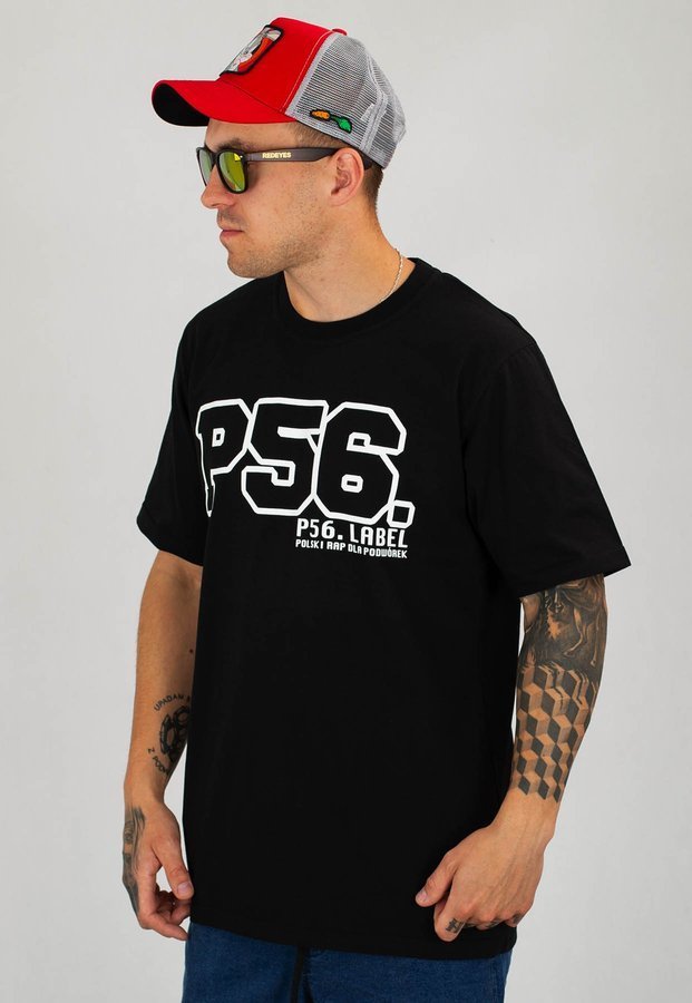 T-shirt Dudek P56 Polski Rap czarny