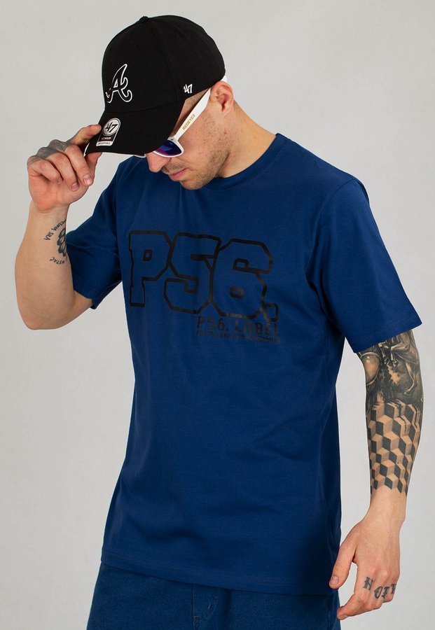 T-shirt Dudek P56 Polski Rap granatowy