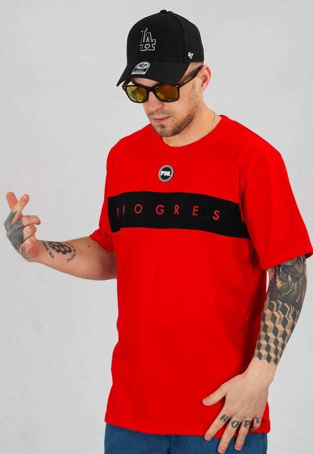T-shirt Dudek P56 Progres Mini czerwony