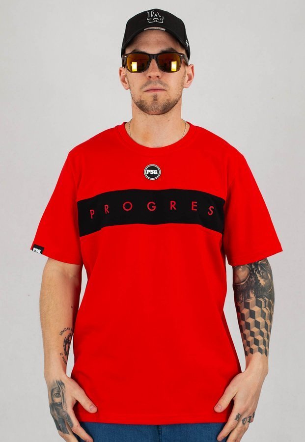 T-shirt Dudek P56 Progres Mini czerwony