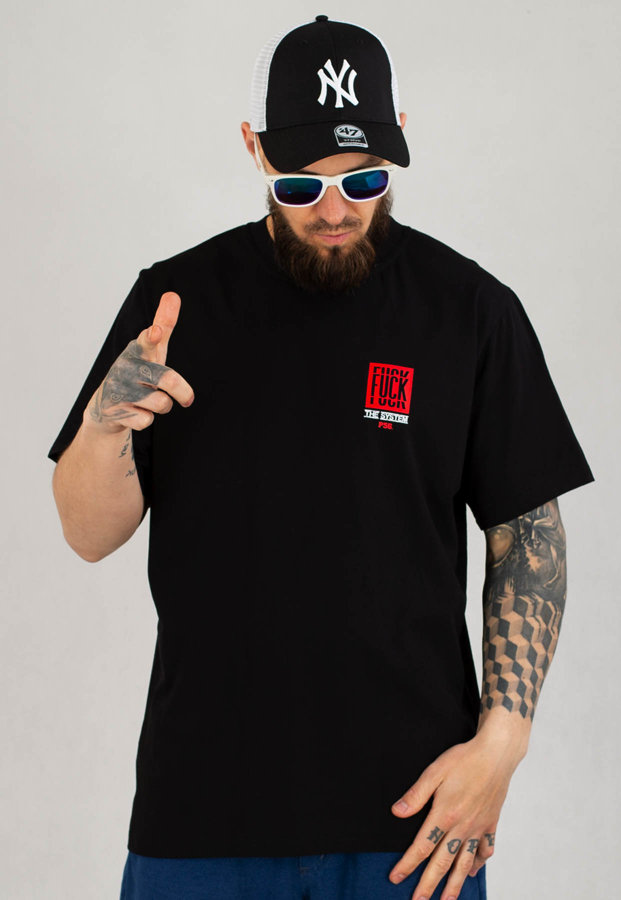 T-shirt Dudek P56 System Box czarny