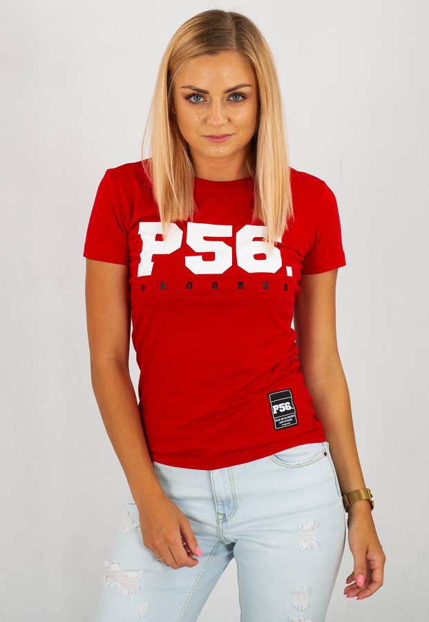 T-shirt Dudek P56 Tętno czerwony