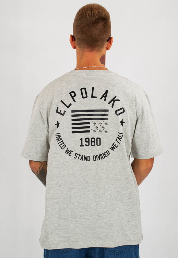 T-shirt El Polako 1980 szary
