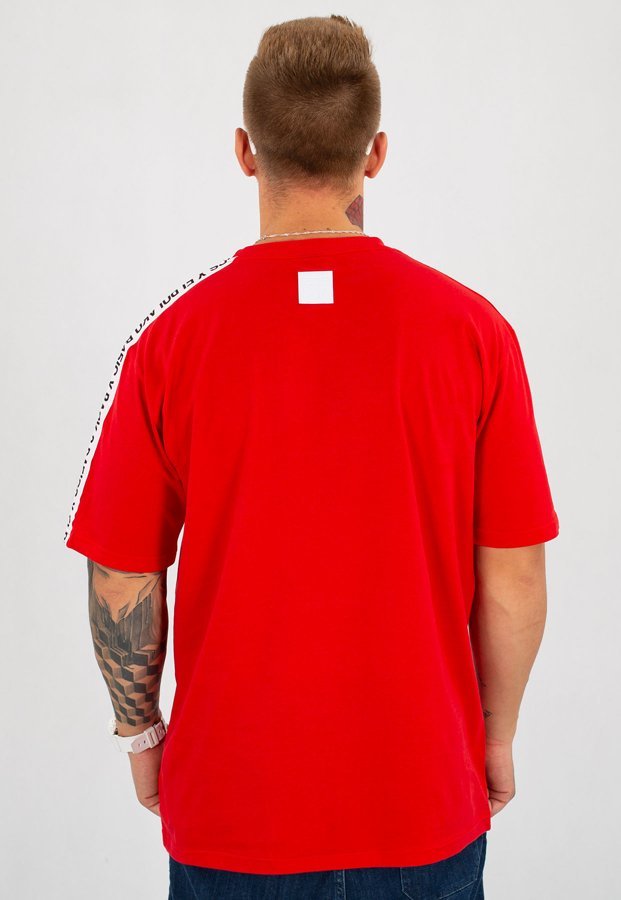 T-shirt El Polako Box czerwony