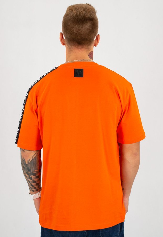 T-shirt El Polako Box pomarańczowy