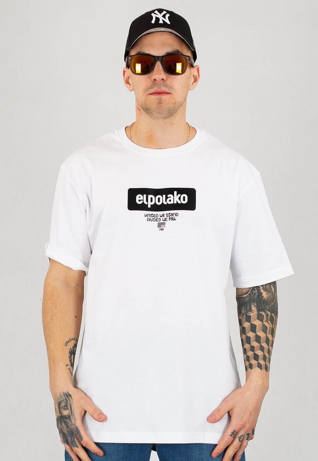 T-shirt El Polako C7 biały + Płyta Gratis