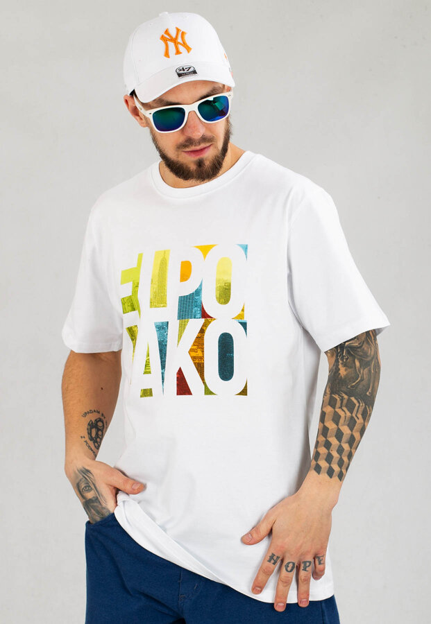 T-shirt El Polako City biały